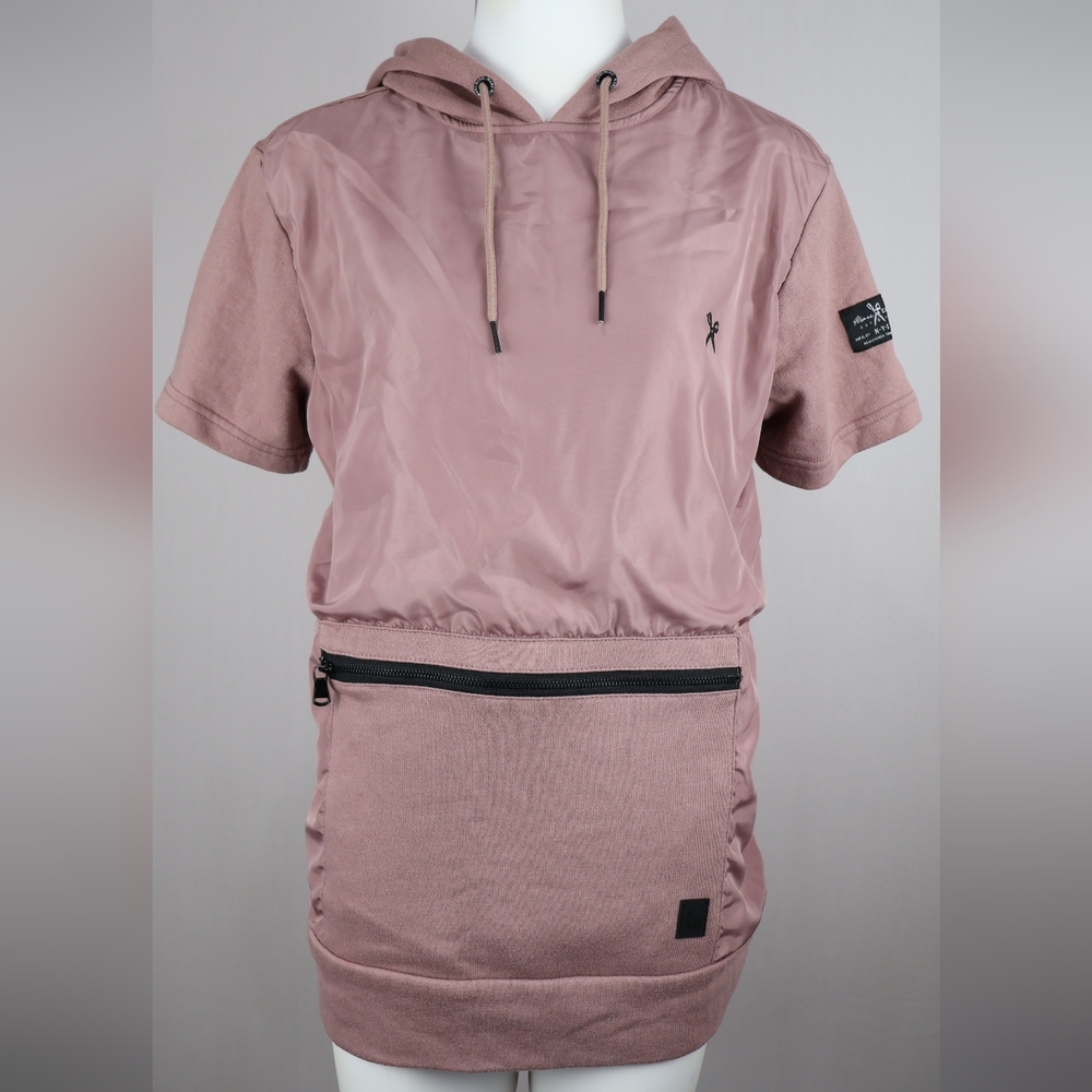 Marc Ecko Mauve Short Sleeve Hoodie